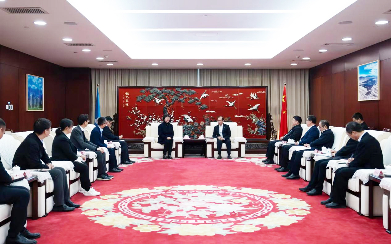 918博天娱乐股份董事长高玲拜访中国华电董事长江毅