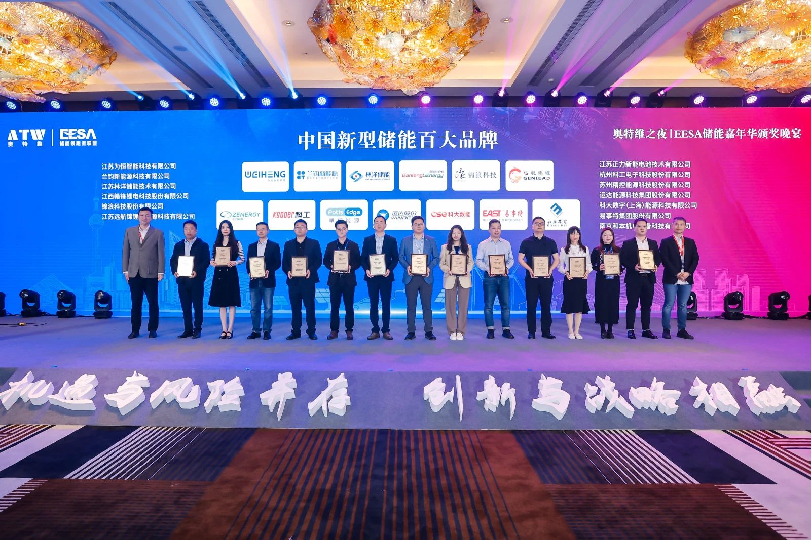 【喜报】918博天娱乐股份获评&ldquo;中国新型储能百大品牌&rdquo;